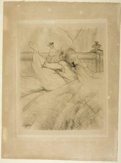 In Bed by Henri de Toulouse Lautrec