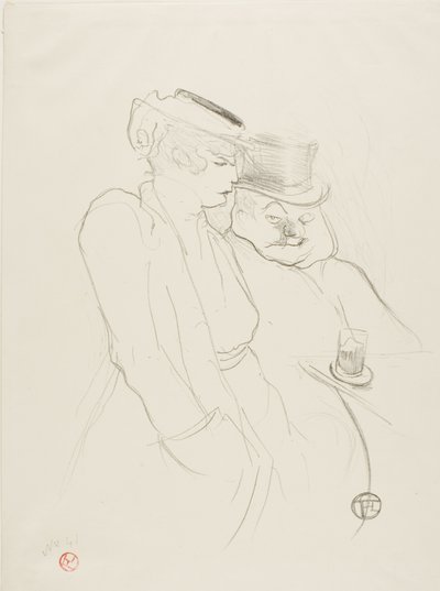 In Their Forties by Henri de Toulouse Lautrec