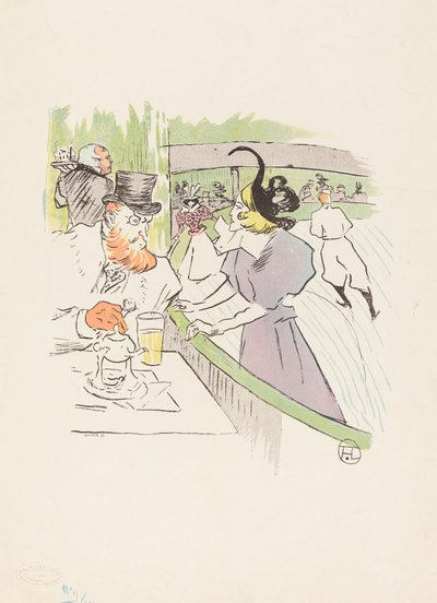 In the Skating Professional Beauty by Henri de Toulouse Lautrec