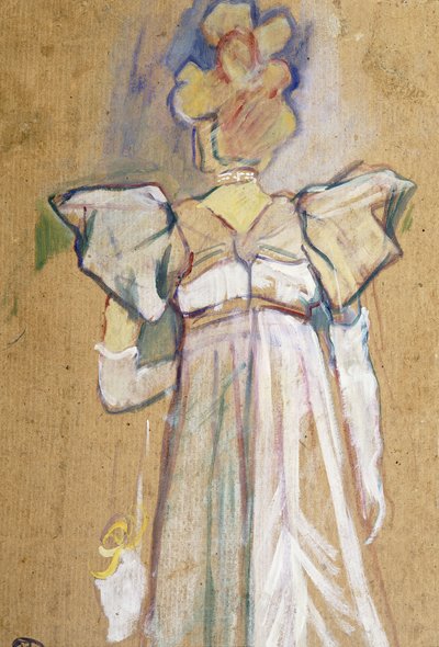 Jane Avril, 1893 by Henri de Toulouse Lautrec