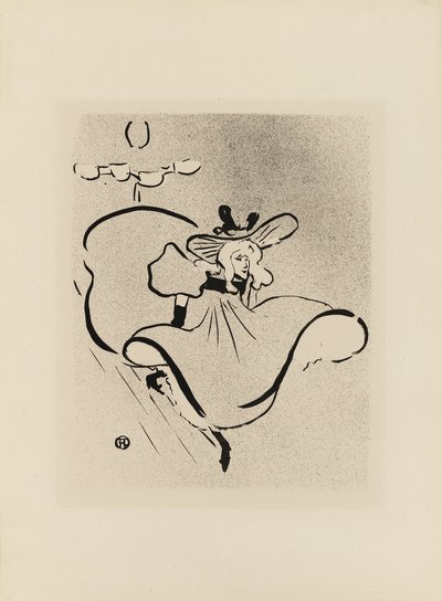 Jane Avril, from The Café-Concert by Henri de Toulouse Lautrec