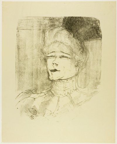 Jeanne Granier, from Thirteen Lithographs by Henri de Toulouse Lautrec