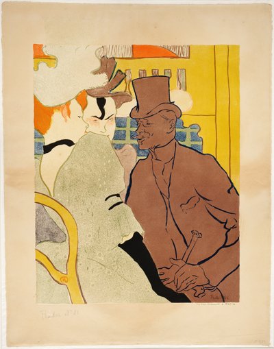 The Englishman at the Moulin Rouge by Henri de Toulouse Lautrec