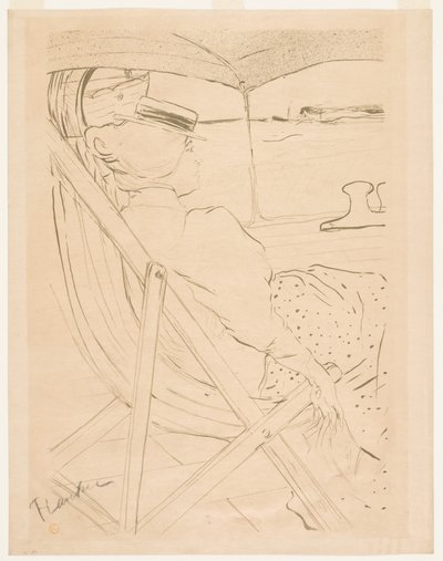 The Passenger of 54 by Henri de Toulouse Lautrec