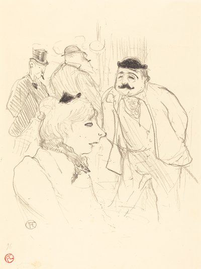 La Tige (Moulin-Rouge) by Henri de Toulouse Lautrec