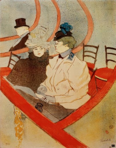The Grand Box by Henri de Toulouse Lautrec