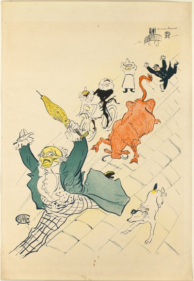 The Enraged Cow by Henri de Toulouse Lautrec