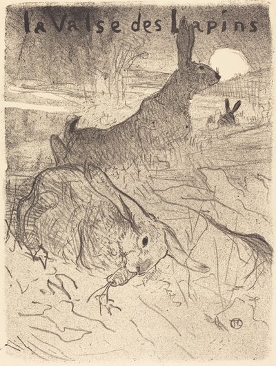 The Waltz of the Rabbits by Henri de Toulouse Lautrec