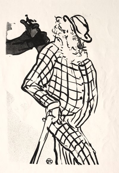 The Café-concert: American Singer by Henri de Toulouse Lautrec