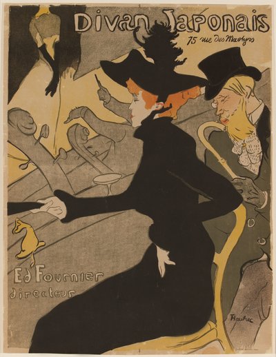 Le Divan Japonais by Henri de Toulouse Lautrec