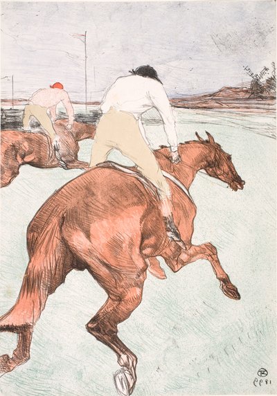 The Jockey by Henri de Toulouse Lautrec
