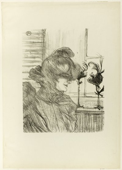 Le Margoin (Mademoiselle Louise Blouet) by Henri de Toulouse Lautrec