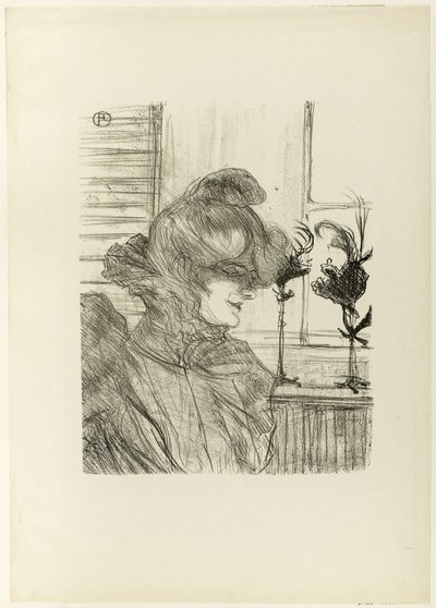 Le Margoin (Mademoiselle Louise Blouet) by Henri de Toulouse Lautrec