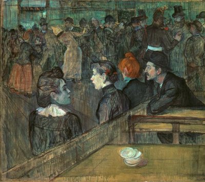 The Moulin de la Galette by Henri de Toulouse Lautrec
