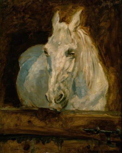 The White Horse Gazelle by Henri de Toulouse Lautrec