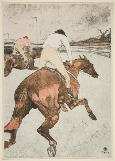 The Jockey by Henri de Toulouse Lautrec