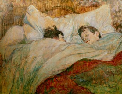 The Bed by Henri de Toulouse Lautrec