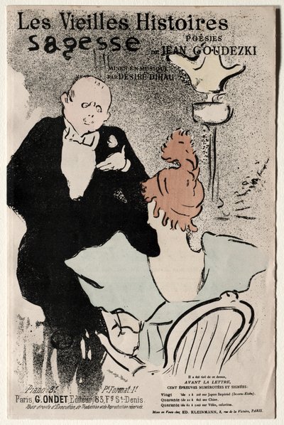 Les Vieilles histoires: Sagesse by Henri de Toulouse Lautrec