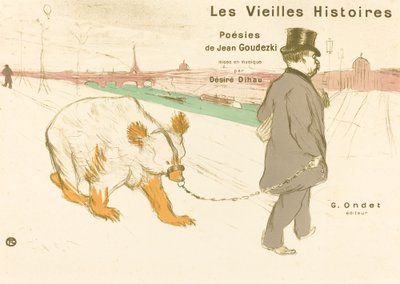 Les Vielles Histoires coverfrontispiece by Henri de Toulouse Lautrec