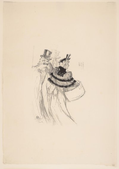 The Old Gentlemen by Henri de Toulouse Lautrec