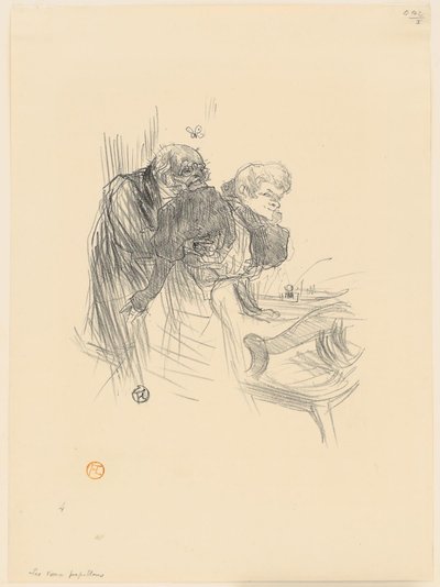 The Old Butterflies by Henri de Toulouse Lautrec