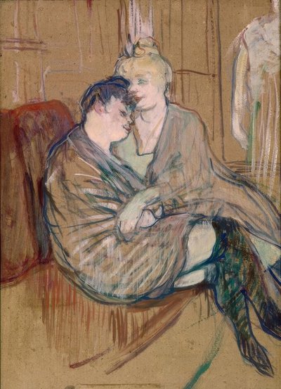 The Two Friends by Henri de Toulouse Lautrec