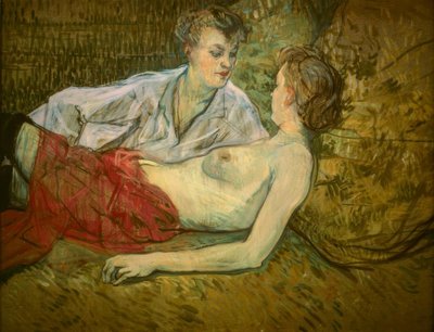 The Two Friends by Henri de Toulouse Lautrec