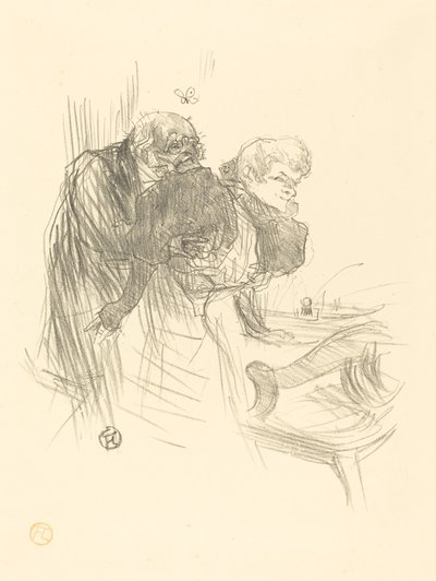 The Old Butterflies, 1895 by Henri de Toulouse Lautrec