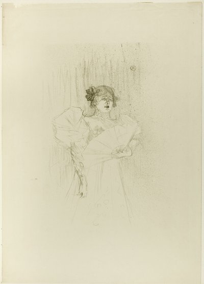 Luce Myrès, Front View by Henri de Toulouse Lautrec