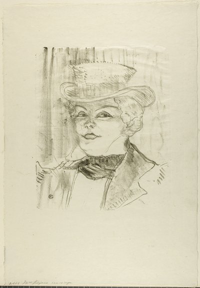 Madame Réjane by Henri de Toulouse Lautrec