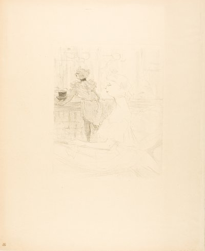 Mademoiselle Leconte by Henri de Toulouse Lautrec