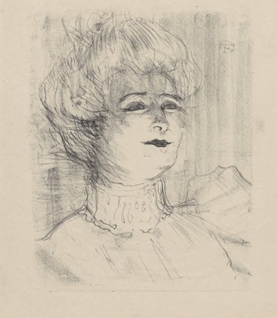 Marie-Louise Marsy, 1898 by Henri de Toulouse Lautrec
