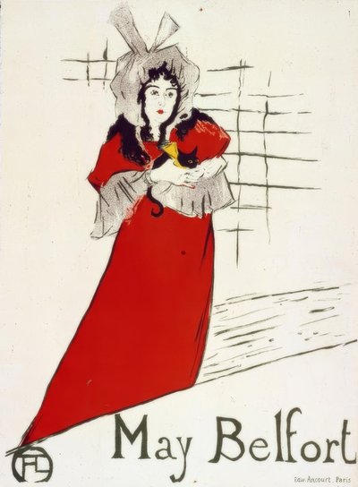 May Belfort by Henri de Toulouse Lautrec