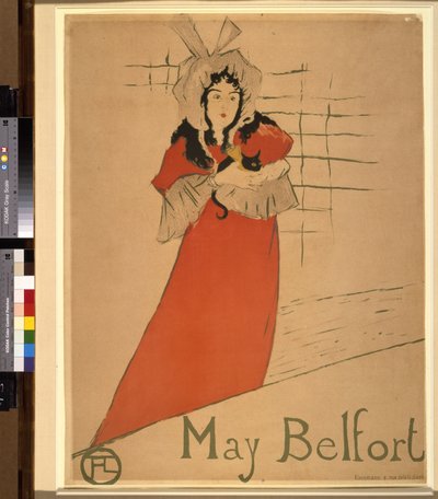 May Belfort by Henri de Toulouse Lautrec