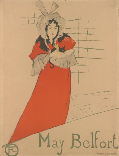 May Belfort by Henri de Toulouse Lautrec