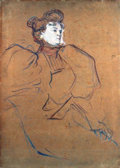 Misia Natanson by Henri de Toulouse Lautrec