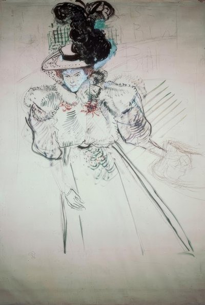 Misia Natanson by Henri de Toulouse Lautrec