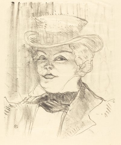Mme. Réjane by Henri de Toulouse Lautrec