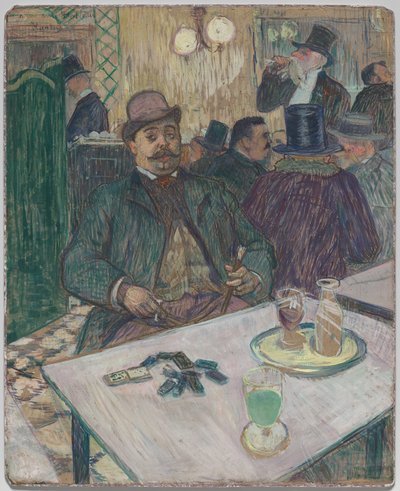 Monsieur Boileau at the Café by Henri de Toulouse Lautrec