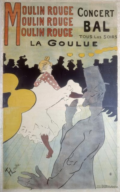 Moulin Rouge, La Goulue by Henri de Toulouse Lautrec