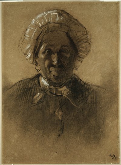 Old Woman by Henri de Toulouse Lautrec