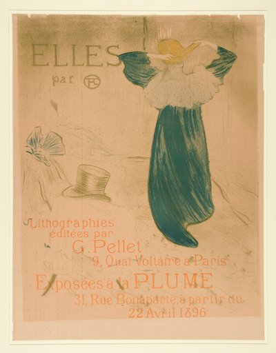Poster of Frontispiece by Henri de Toulouse Lautrec