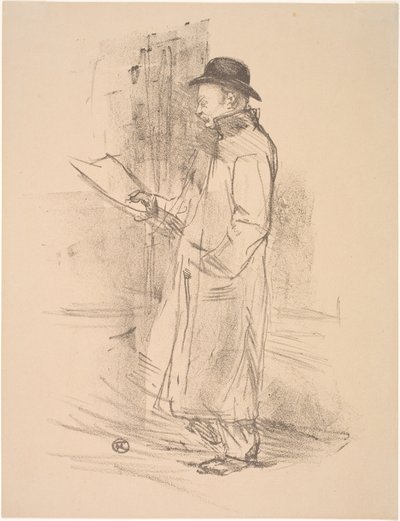 Program of the Benefit for Gemier by Henri de Toulouse Lautrec