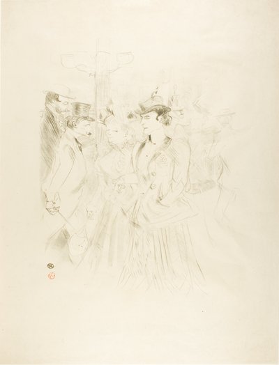Promenade by Henri de Toulouse Lautrec