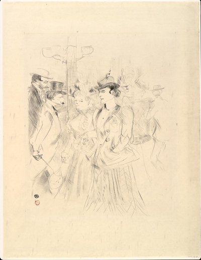 Promenade by Henri de Toulouse Lautrec