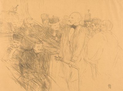 Ribot Deposition by Henri de Toulouse Lautrec