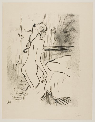 Study of a Woman by Henri de Toulouse Lautrec