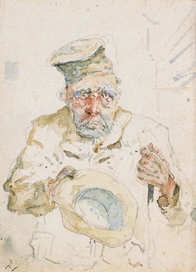 The Beggar of Albi by Henri de Toulouse Lautrec