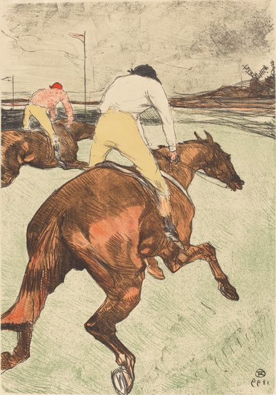 The Jockey by Henri de Toulouse Lautrec