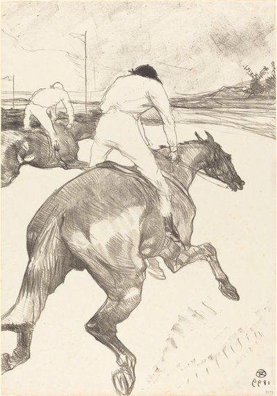 The Jockey by Henri de Toulouse Lautrec
